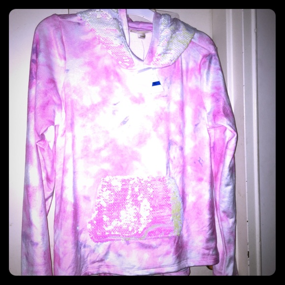🚫SOLD🚫NWT girls Self esteem tie dye sweatshirt - Picture 2 of 7